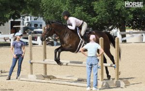 What Is The Purpose Of The Warm-up Area In Showjumping Competitions?